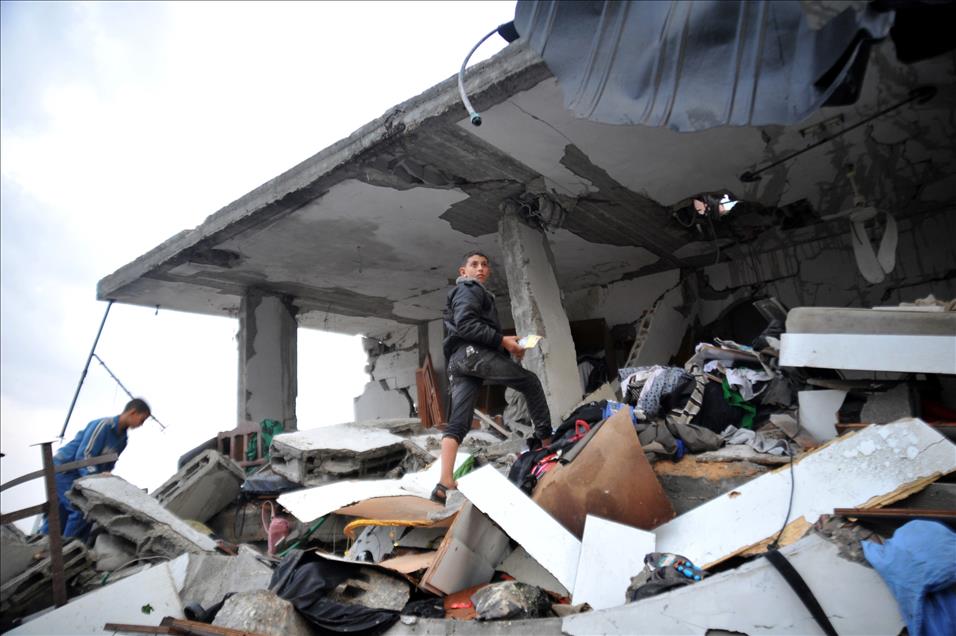 ISRAIL'IN GAZZE'YE HAVA SALDIRISI