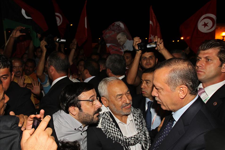 BASBAKAN ERDOGAN TUNUS'A GELDI