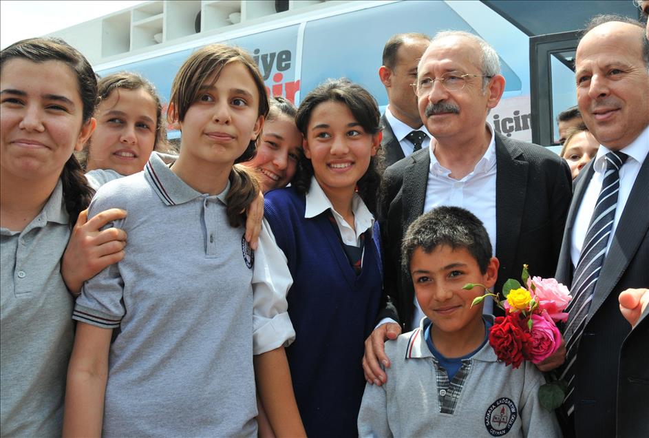 CHP GENEL BASKANI KILICDAROGLU, ADANA'DA