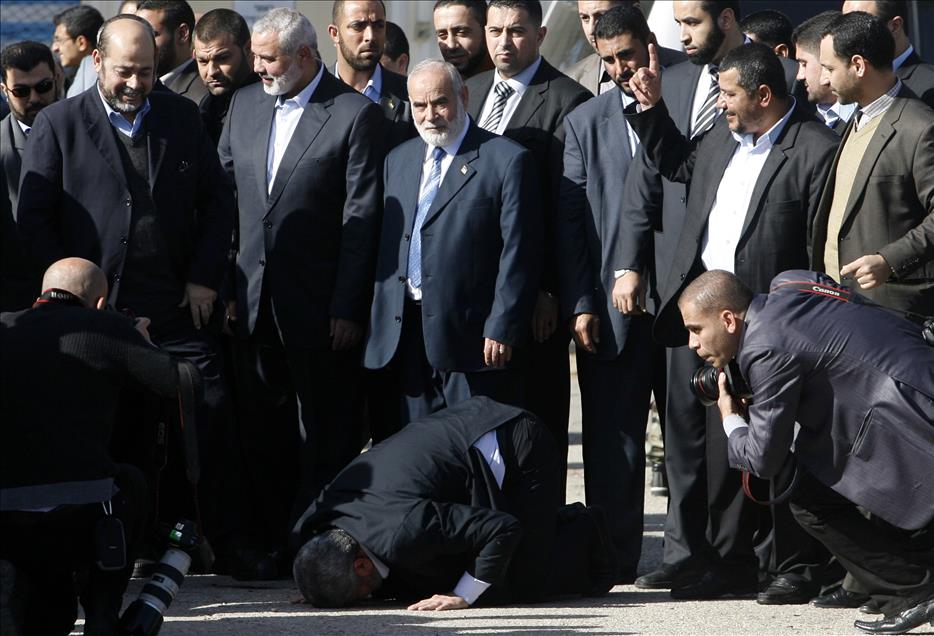 HAMAS'IN SIYASI BURO SEFI MESAL, 45 YIL SONRA GAZZE'DE