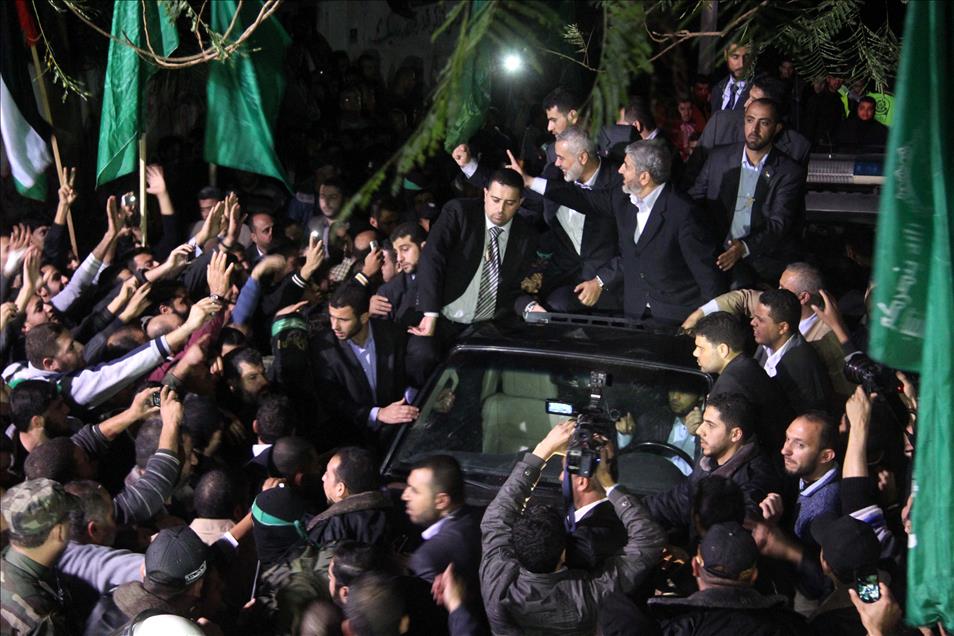 HAMAS'IN SIYASI BURO SEFI MESAL, 45 YIL SONRA GAZZE'DE