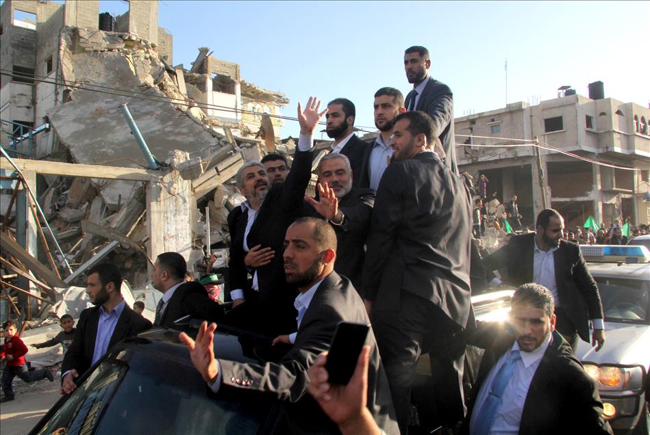 HAMAS'IN SIYASI BURO SEFI MESAL, 45 YIL SONRA GAZZE'DE