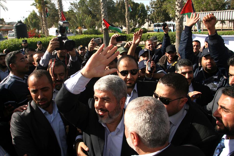 HAMAS'IN SIYASI BURO SEFI MESAL, 45 YIL SONRA GAZZE'DE