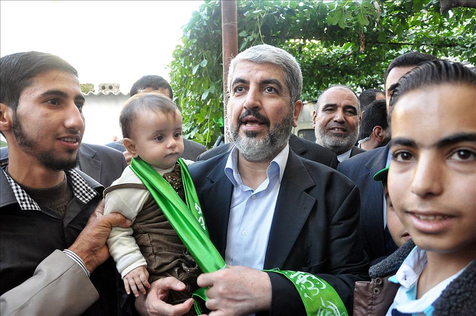 HAMAS'IN SIYASI BURO SEFI MESAL, 45 YIL SONRA GAZZE'DE