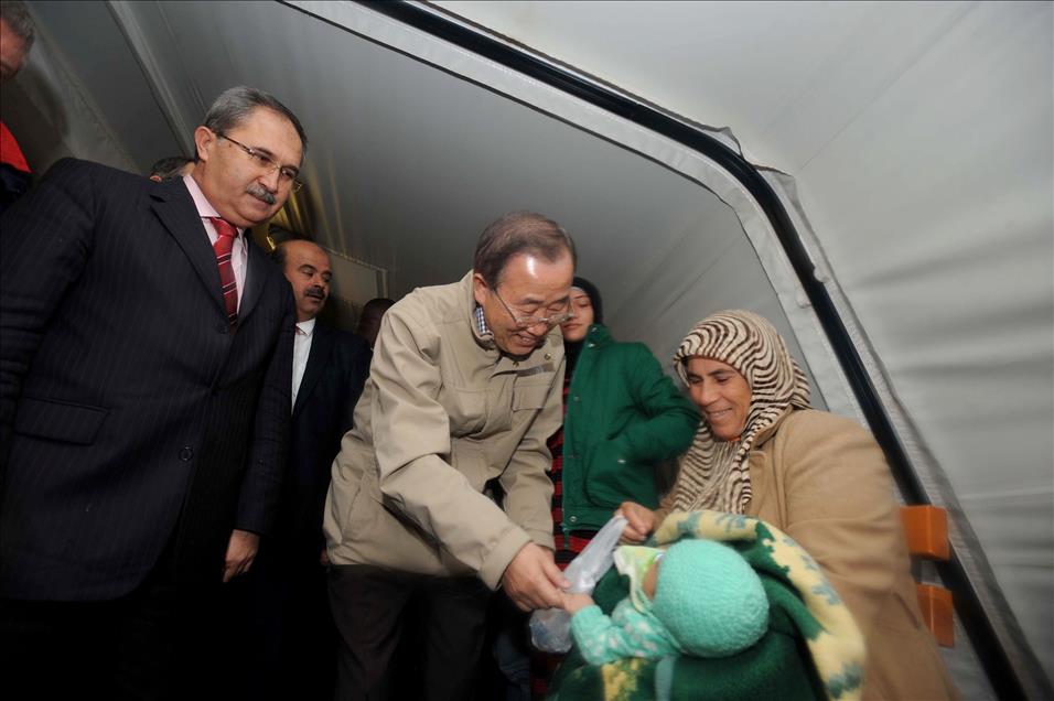 BM GENEL SEKRETERI BAN KI-MUN GAZIANTEP'TE