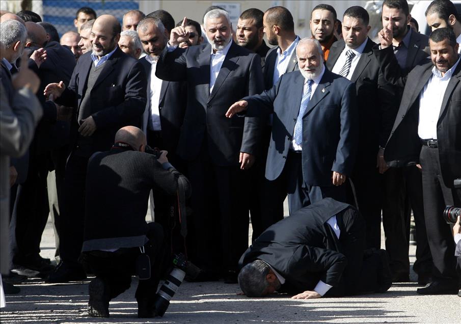 HAMAS'IN SIYASI BURO SEFI MESAL, 45 YIL SONRA GAZZE'DE