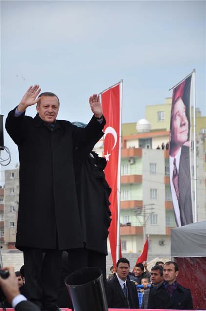 BASBAKAN ERDOGAN VIRANSEHIR'DE