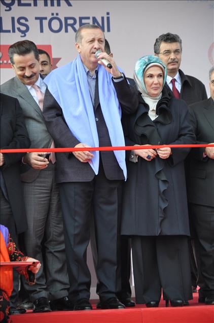 BASBAKAN ERDOGAN VIRANSEHIR'DE