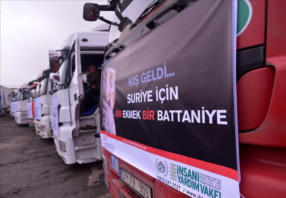 'KIS GELDI... SURIYE ICIN BIR EKMEK, BIR BATTANIYE' KAMPANYASI