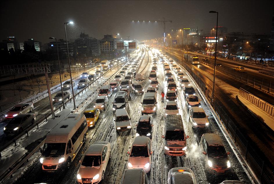 ISTANBUL'DA KAR