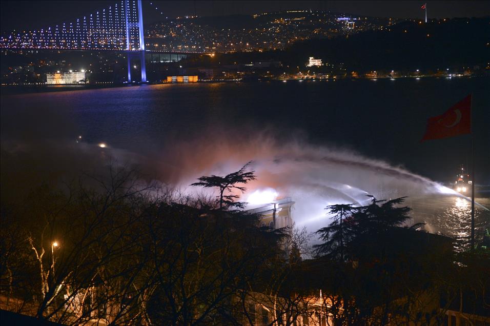 GALATASARAY UNIVERSITESI'NDE YANGIN