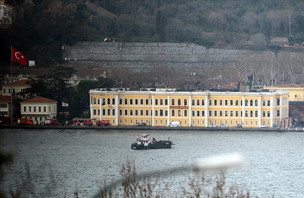 GALATASARAY UNIVERSITESI'NDEKI YANGIN