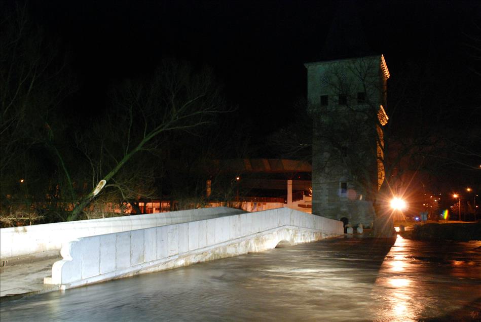 EDIRNE'DEKI NEHIRLERIN DEBILERI YENIDEN YUKSELISE GECTI