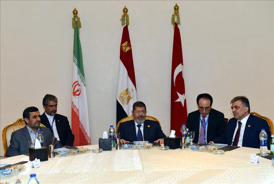 TURKIYE MISIR VE IRAN ARASINDA UCLU GORUSME BASLADI