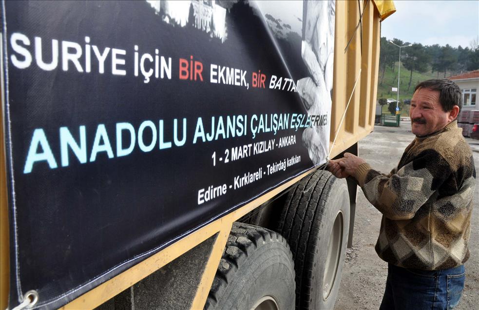 AA CALISANLARININ ESLERINDEN SURIYELILER ICIN KERMES