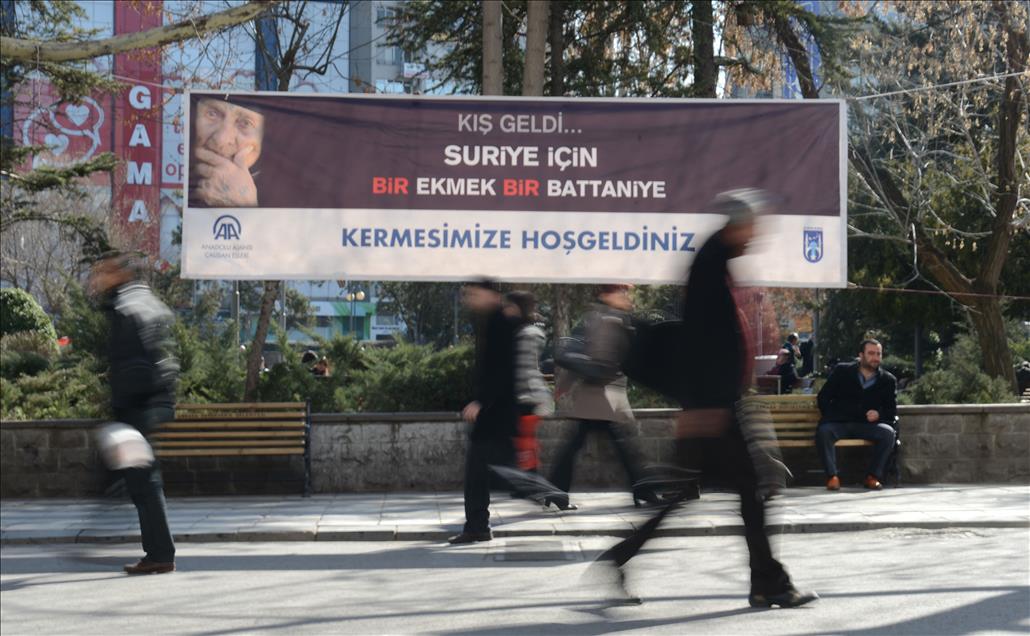 ANADOLU AJANSI CALISANLARININ ESLERINCE HAZIRLANAN KERMES