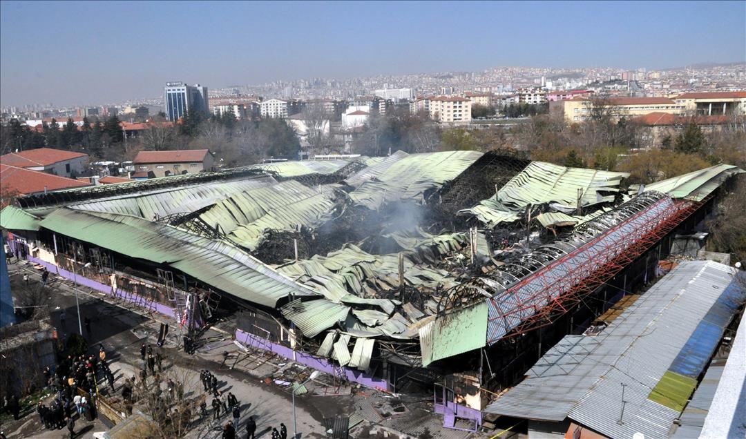 ANKARA'DA 680 DUKKAN KUL OLDU