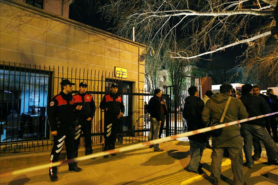 ADALET BAKANLIGI EK BINASINDA PATLAMA