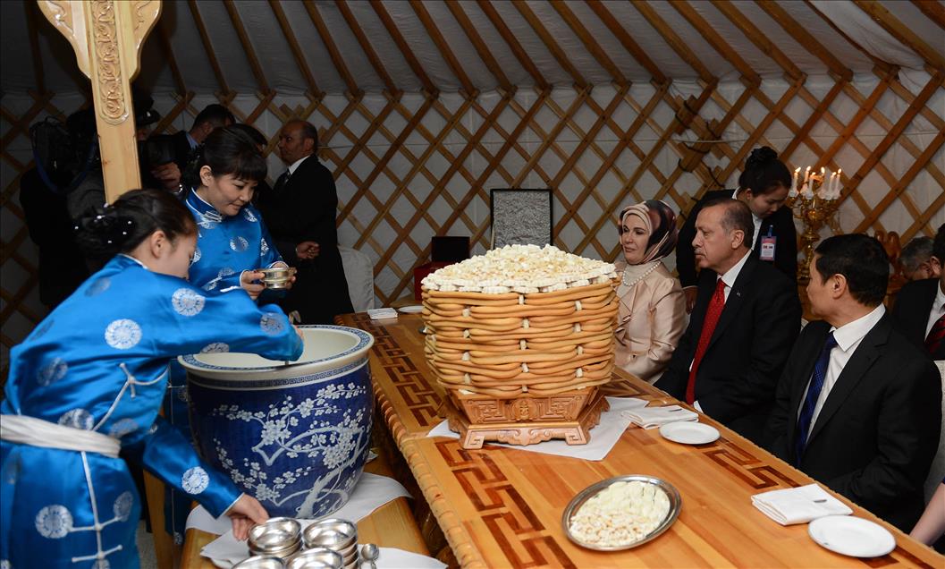 BASBAKAN ERDOGAN, MOGOLISTAN'DA