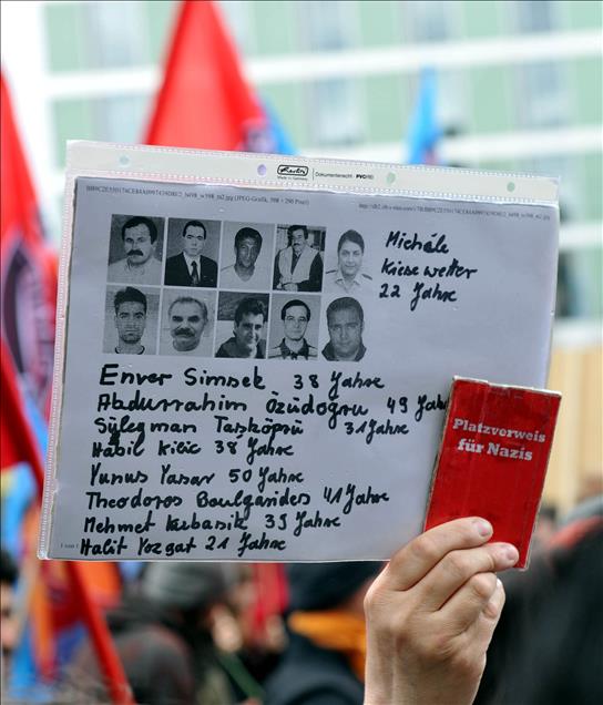 MUNIH'TE IRKCILIK PROTESTO EDILDI