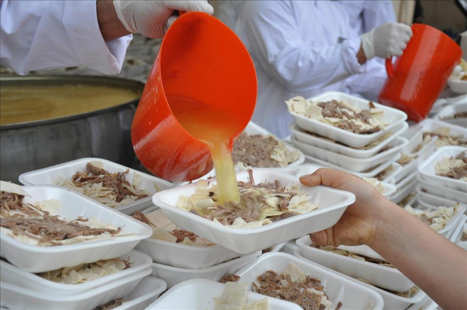 SANLIURFA'DA SAFAK VAKTI TRIT IKRAM EDILDI
