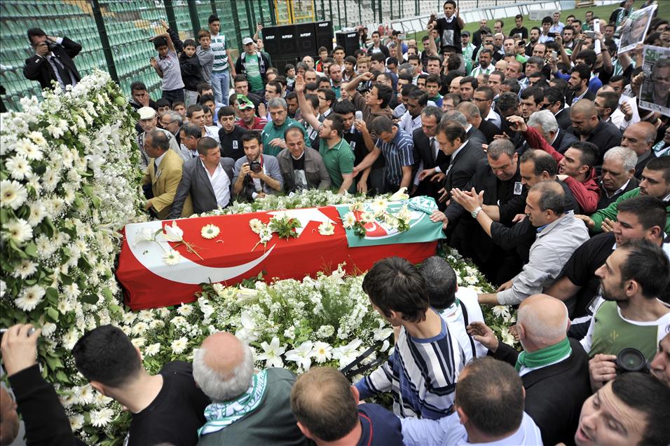 IBRAHIM YAZICI SON YOLCULUGUNA UGURLANIYOR