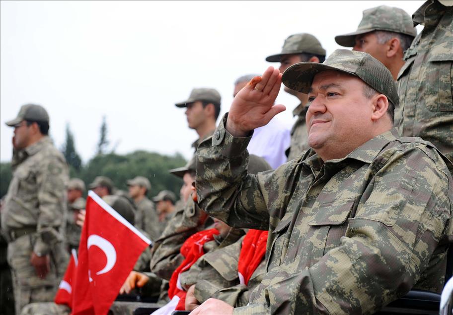 ENGELLILERIN BIR GUNLUK ASKERLIK HEYECANI