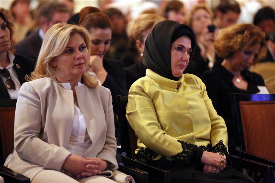 "BARISIN INSASI VE GELISMEDE IS KADINLARININ ROLU" TOPLANTISI