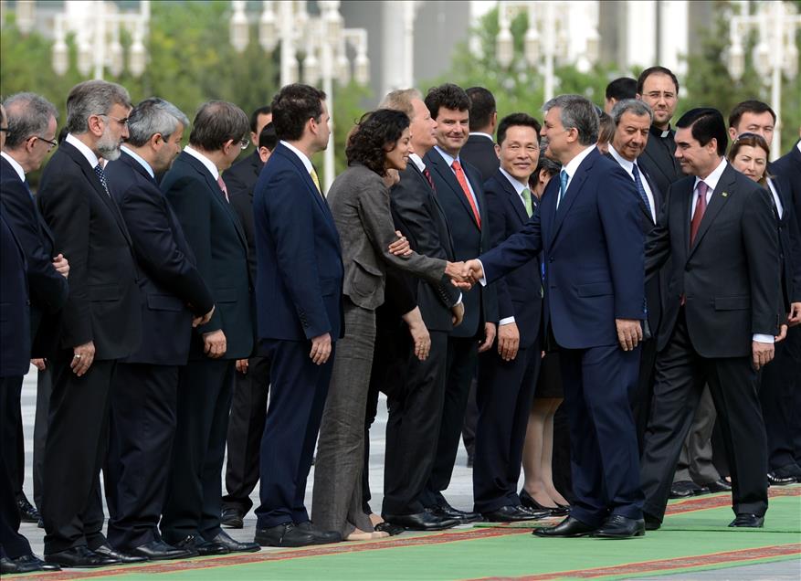Cumhurbaşkanı Abdullah Gül Türkmenistan'da