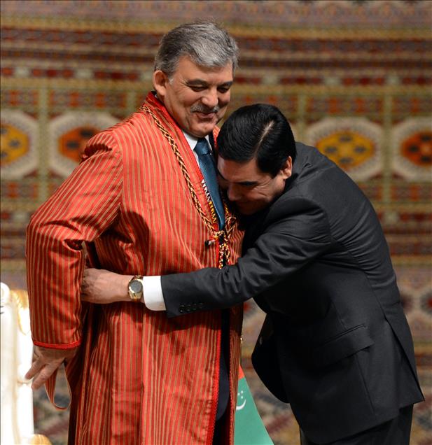 Cumhurbaşkanı Abdullah Gül Türkmenistan'da