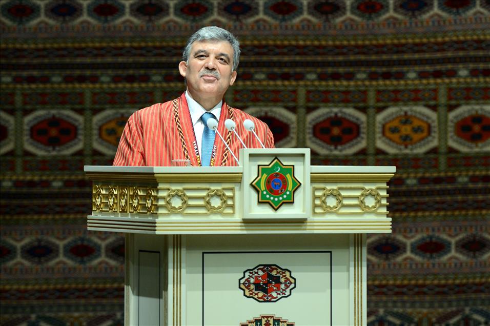 Cumhurbaşkanı Abdullah Gül Türkmenistan'da
