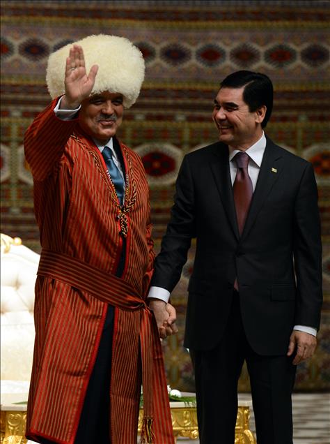 Cumhurbaşkanı Abdullah Gül Türkmenistan'da