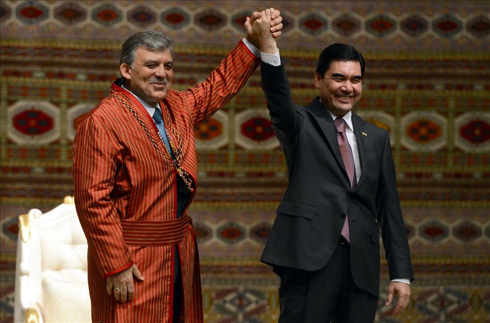 Cumhurbaşkanı Abdullah Gül Türkmenistan'da