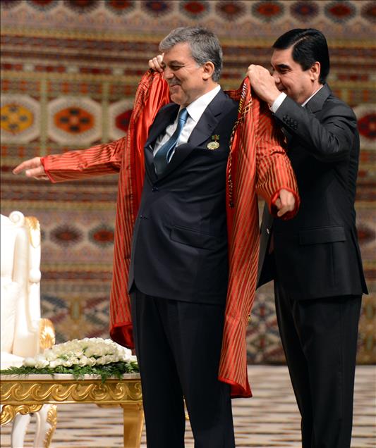 Cumhurbaşkanı Abdullah Gül Türkmenistan'da