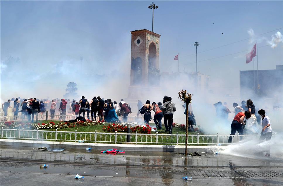 Taksim Gezi Parkı'nda eylem