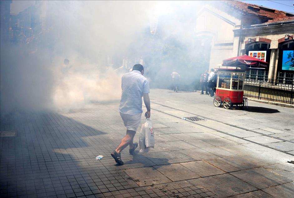 Taksim Gezi Parkı'nda eylem