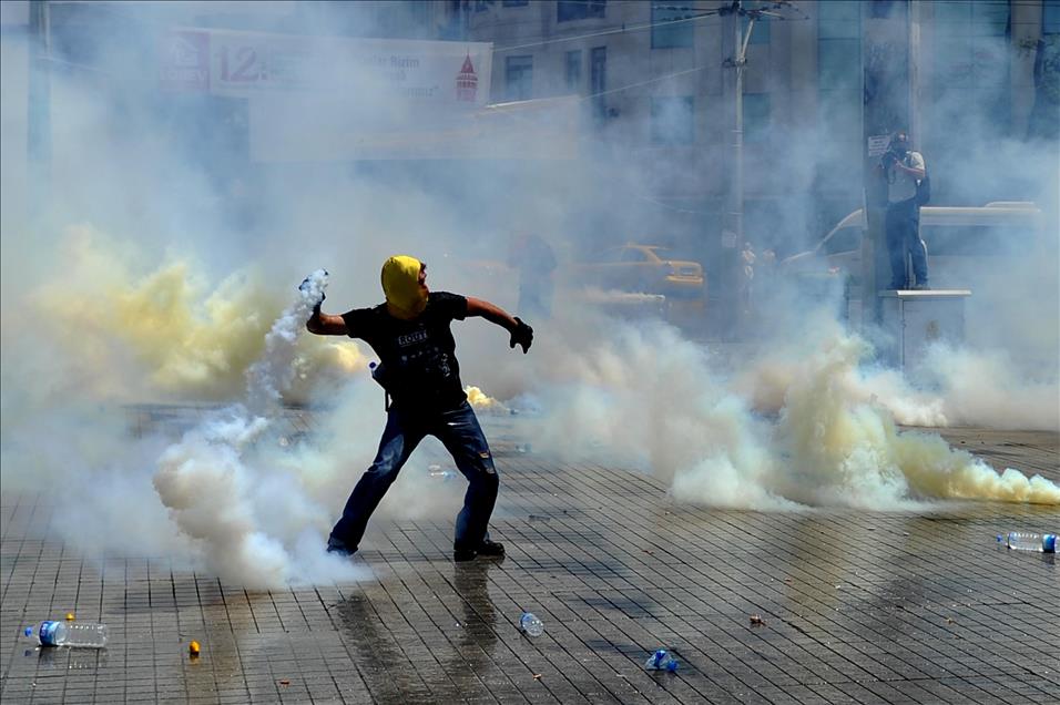 Taksim Gezi Parkı'nda eylem