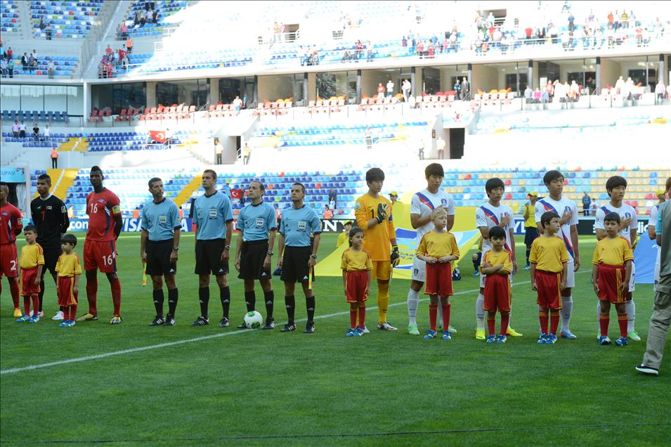 The FIFA U20 World Cup 2013 hosted by Turkey started with the Cuba-South Korea match