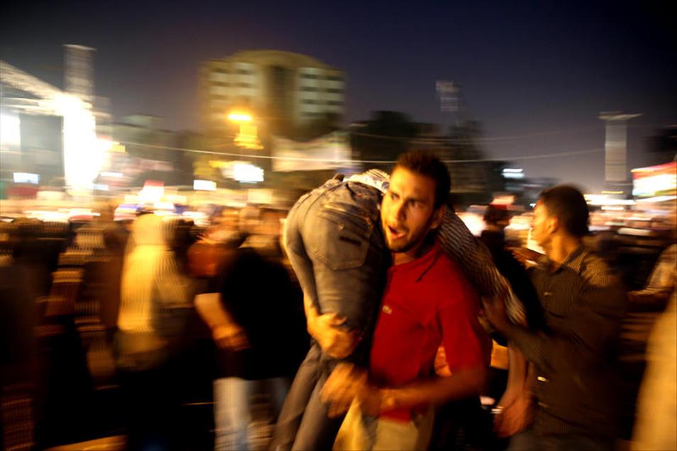 Fire opened on Egyptian people