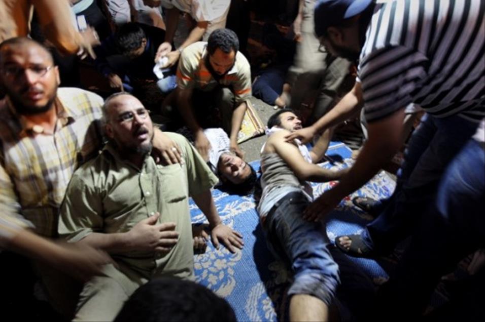 Fire opened on Egyptian people
