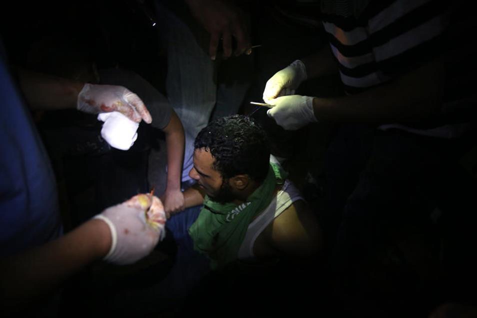 Fire opened on Egyptian people
