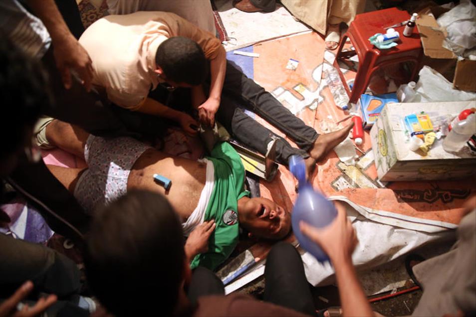 Fire opened on Egyptian people