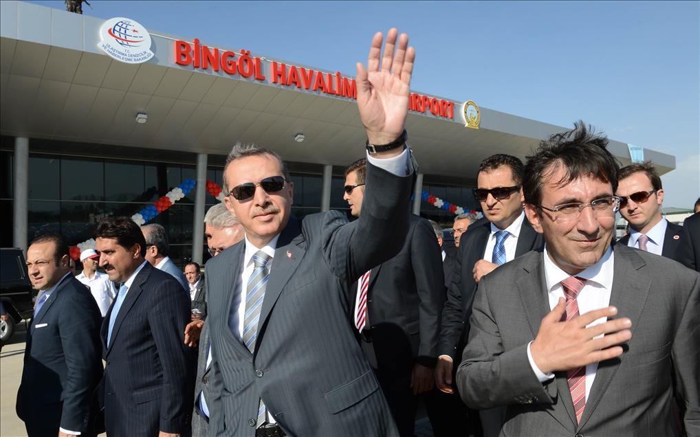 Başbakan Recep Tayyip Erdoğan, Bingöl’de 12