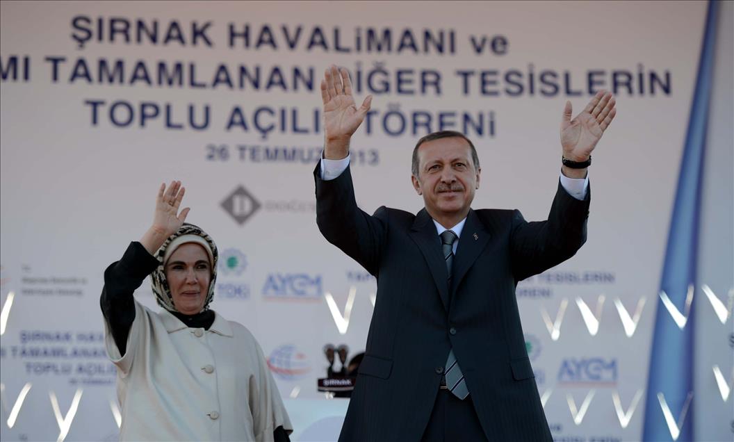SIRNAK SERAFETTIN ELCI HAVALIMANI'NIN ACILISI