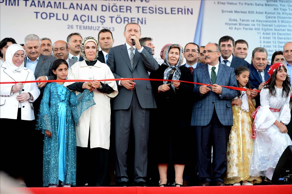 SIRNAK SERAFETTIN ELCI HAVALIMANI'NIN ACILISI