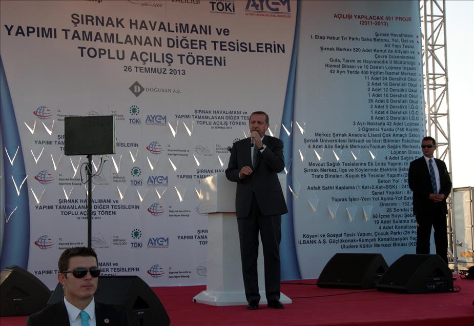 SIRNAK SERAFETTIN ELCI HAVALIMANI'NIN ACILISI 15