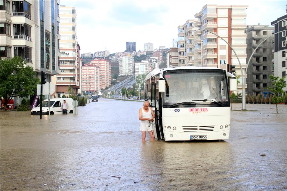 Samsun'da sel baskını 14