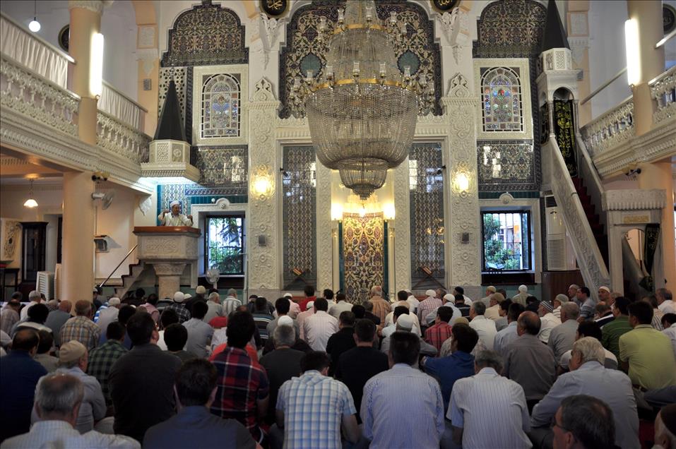 Denizli'de bayram namazı