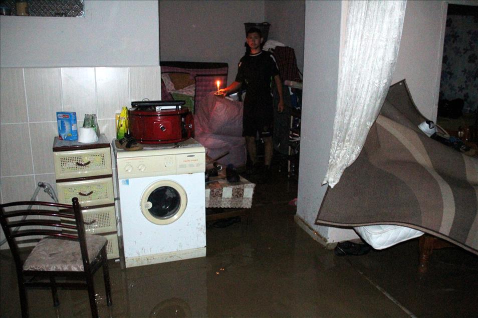 Samsun'da sel baskını 13