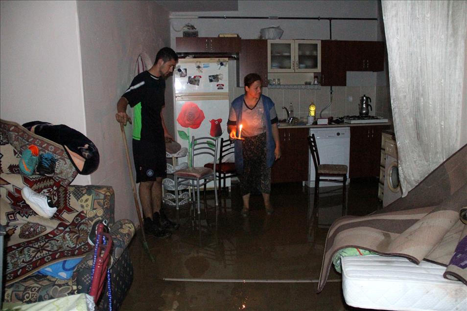 Samsun'da sel baskını 12